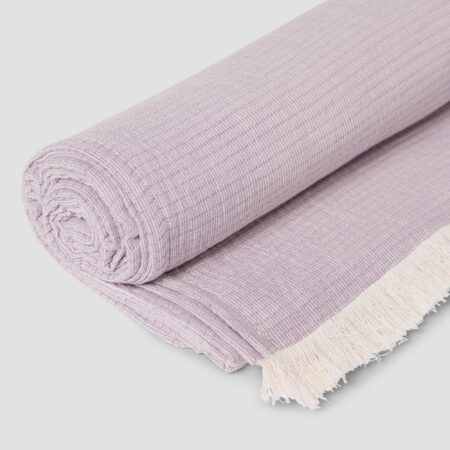 Vitatone Cotton Textured Throw – Elderberry