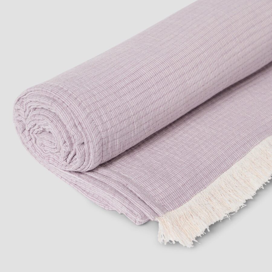 Vitatone Cotton Textured Throw – Elderberry